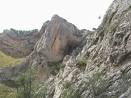 Grotte du Maure, défilé du rio Oca.