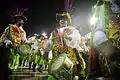 La batterie de la Mangueira pendant la parade du Carnaval en 2015