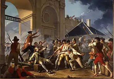 'Le Courage héroïque du jeune Désilles, le 31 août 1790, à l'affaire de Nancy'