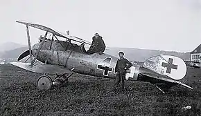 Vue de l'avion.