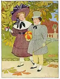 Illustration pour Le costume des enfants au XIXe siècle (1904).