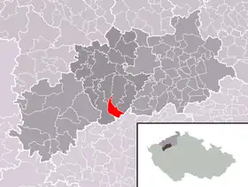 Localisation de Deštnice