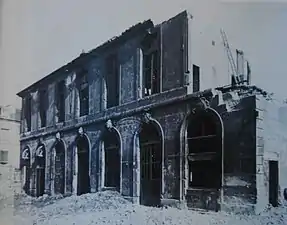 Destruction du Petit Château (Pavillon des Bains), mai 1939.
