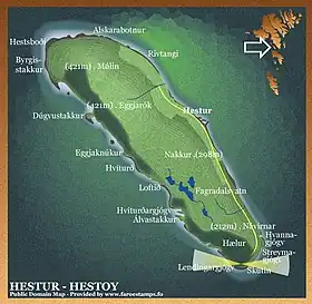 Carte de Hestur.