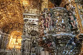 Détails de l'intérieur de l'église et convent de Saint-François (pt), à Salvador.