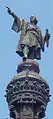 Statue ornant la Colonne Christophe Colomb.