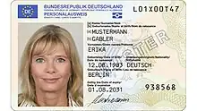 Carte d'identité en Allemagne