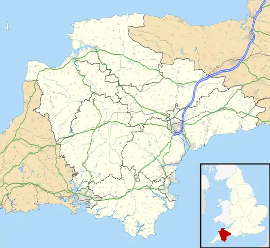 Voir sur la carte administrative du Devon