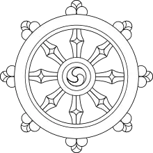 Fig.4: Dharmachakra, "Roue du Dharma"