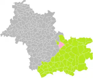 Dhuizon dans l'arrondissement de Romorantin-Lanthenay en 2016.