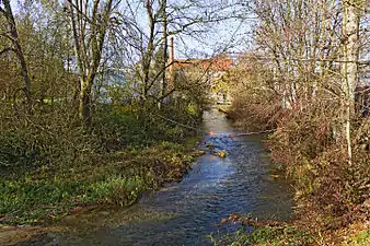 Bief du moulin dérivé de l'Ignon.