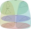 Diagramme de Venn des différents types de triangle