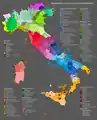 Langues d'Italie