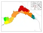 Les différents dialectes du ligure.