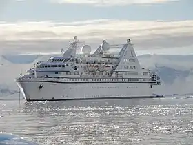 Le Diamant dans le grau de Néko Harbor en 2010.