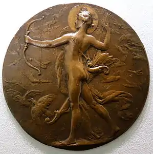 Diane, médaille, Berlin, musée de Bode.