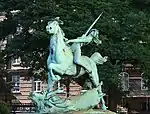 Diana (statue équestre), Trondhjems Plads, Copenhague (1908)