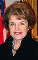 Dianne Feinstein (D), sénatrice depuis 1992.