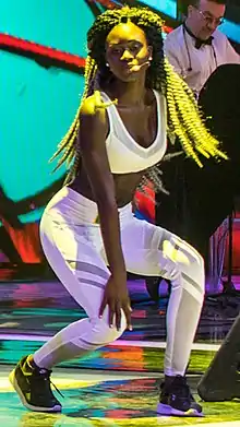 Description de l'image Diarra Sylla during The Voice Kids Russia in 2018 01.jpg.