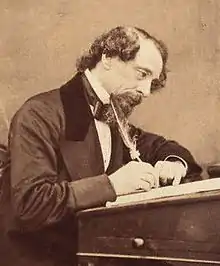 Dickens en 1858.
