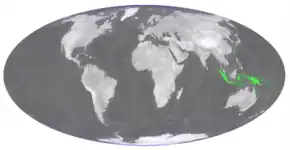 Description de l'image Didymoglossum tahitense distribution.png.