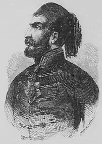Omer Pacha, commandant pendant la guerre de Crimée et la révolte crétoise de 1866-1869