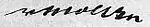 Signature de Helmuth Karl Bernhard, comte von Moltke