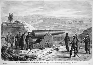 Le canon de marine du fort de la Briche