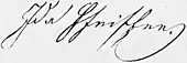 signature d'Ida Pfeiffer