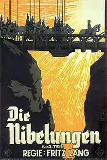 Description de l'image Die Nibelungen 1. und 2. Teil, 1924, Filmplakat.jpg.