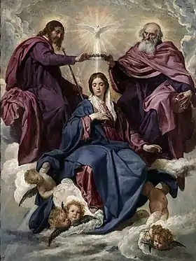 Diego Vélasquez, Le Couronnement de la Vierge, 1645.