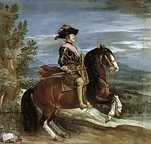 Philippe IV à cheval (Diego Vélasquez).