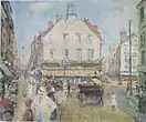 Place du Puits-Salé Dieppe, peint par Jacques-Émile Blanche, 1929