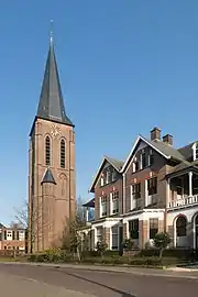 Le clocher de Dieren, village de la commune de Rheden.