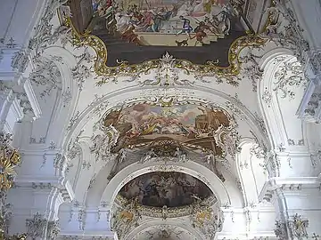 Stucs dans l'église Notre-Dame de Dießen am Ammersee