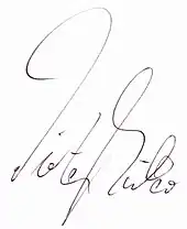 signature de Dieter Müller (cuisinier)