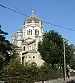 Vue depuis le rue de la Synagogue