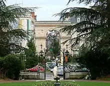 Monument à François Rude, situé place Darcy avant d'être fondu.