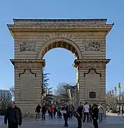 La Porte Guillaume, entrée de la rue de la Liberté.