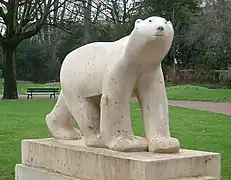 L'ours de Pompon (copie par le sculpteur Martinet), jardin Darcy.