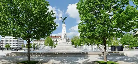 Place de la République à Dijon.