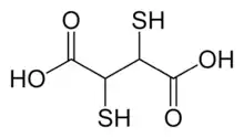 Image illustrative de l’article Acide dimercaptosuccinique