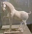 Cheval en terre cuite, seconde moitié du VIIIe siècle, musée d'art oriental de Turin.