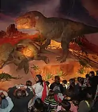 L'exposition temporaire « Dinosaures ».