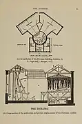 Plan du diorama de Regent's Park (1823).