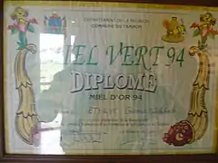 Diplôme Miel Vert 94