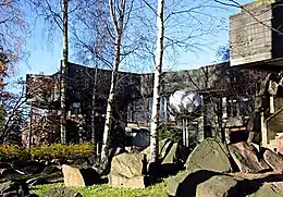 L'immeuble des étudiants Dipoli, Otaniemi (1961–1966), Reima et Raili Pietilä).
