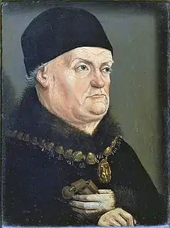 René d'Anjou (1409-1480), duc d'Anjou de 1434 à 1480 et frère du précédent.