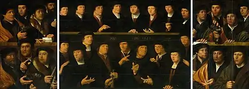 Confrérie des arquebusiers d'Amsterdam, 1529, Rijksmuseum Amsterdam.