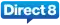 Ancien logo de Direct 8 du 31 août 2009 au 7 octobre 2012.